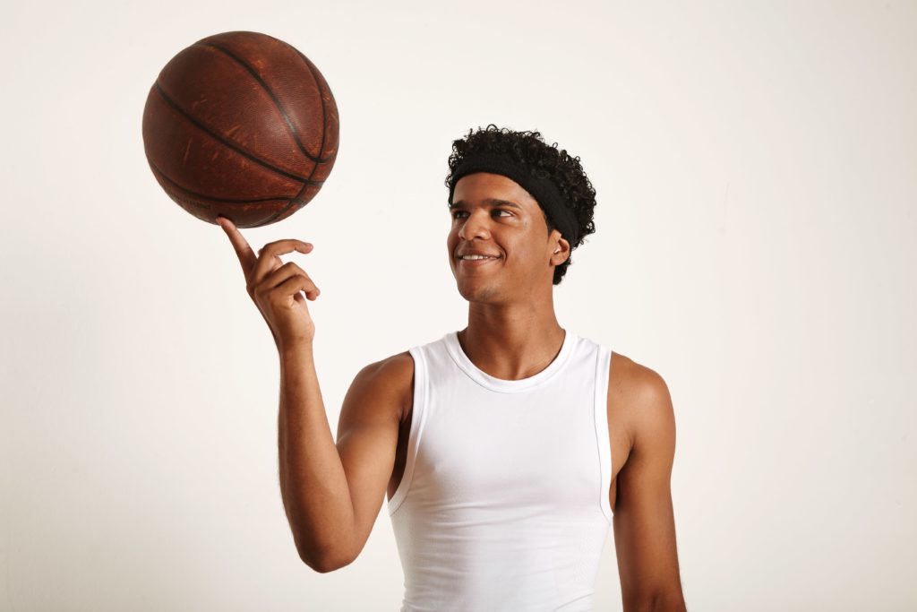 Basketball Drills-showcasing solo player