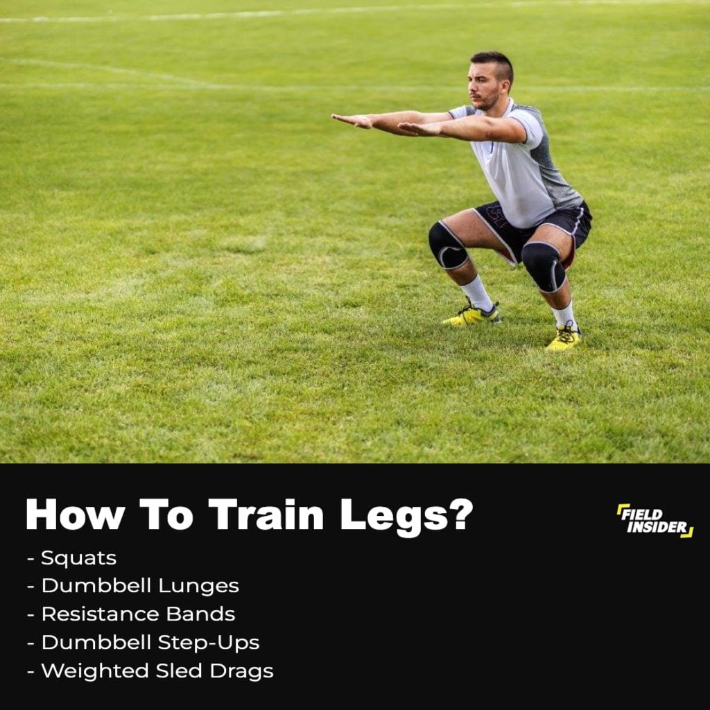 Footballers Train Legs