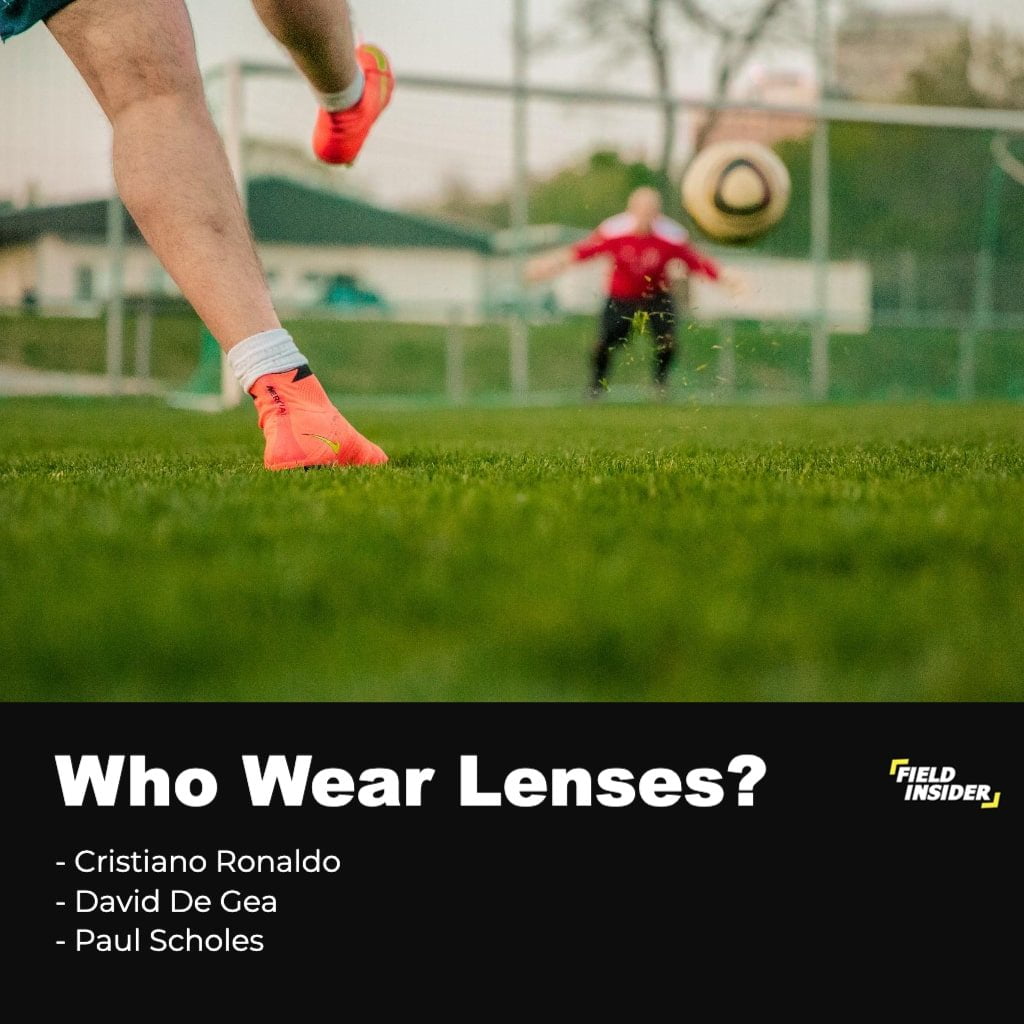 contact lenses in football
