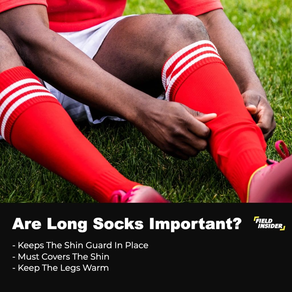 footballers wear long socks