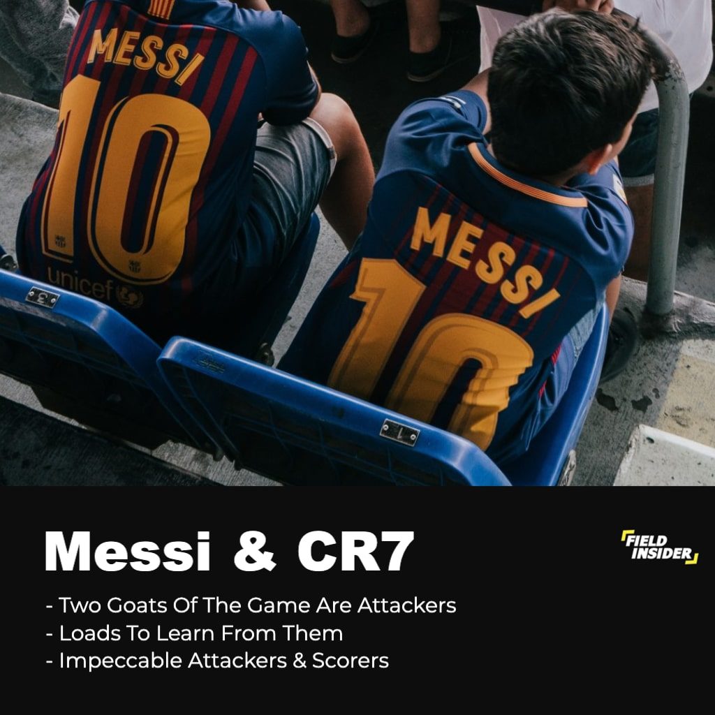 messi & CR7; become a better attacker