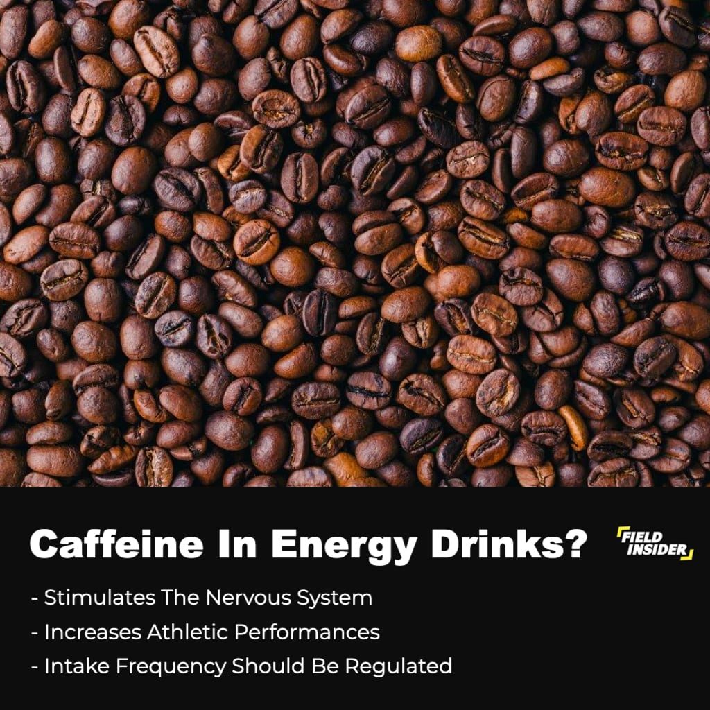 caffeine; energy drinks in football