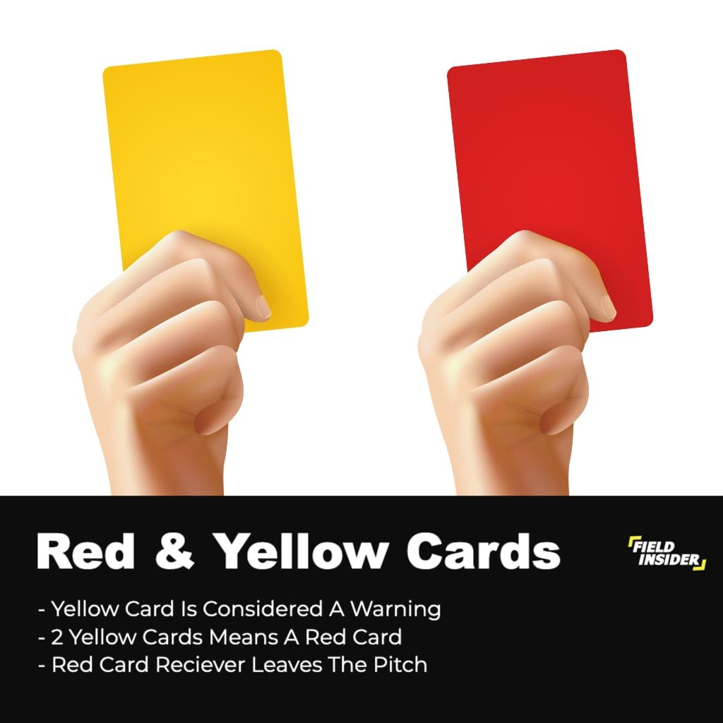 football scenarios; red & yellow card