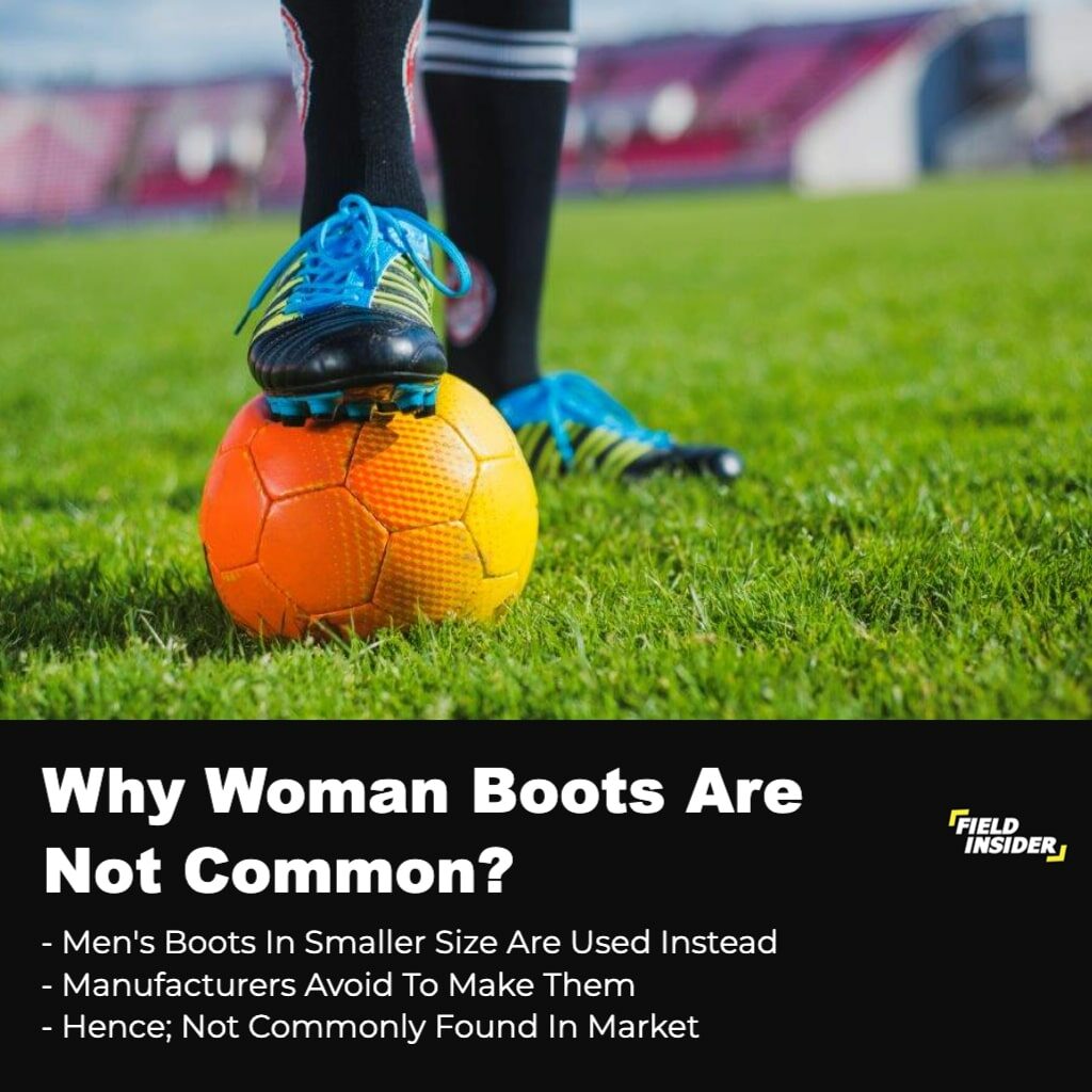 why woman boots are not common? Man Vs Woman football boots