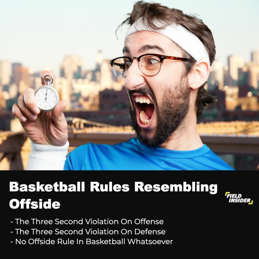 basketball rules resembling offside rule in basketball