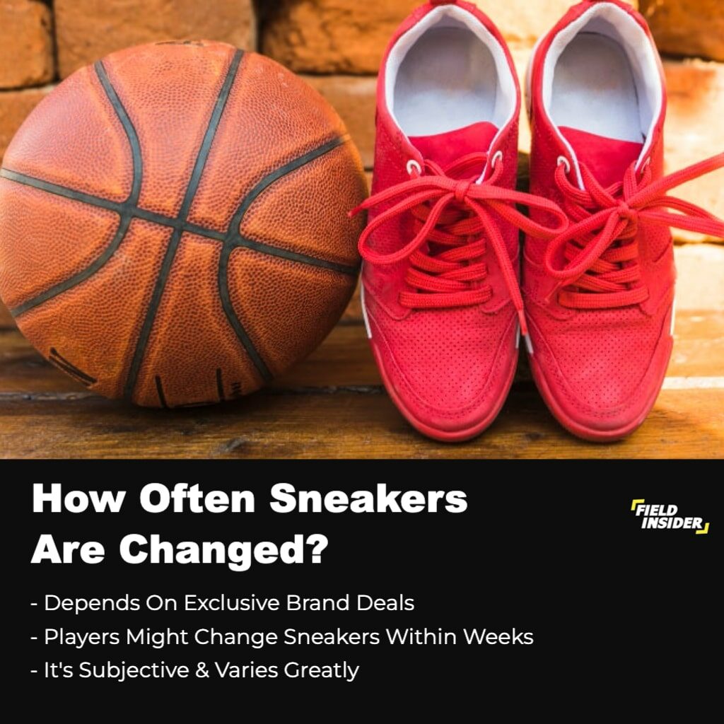 NBA Players Change Sneakers 