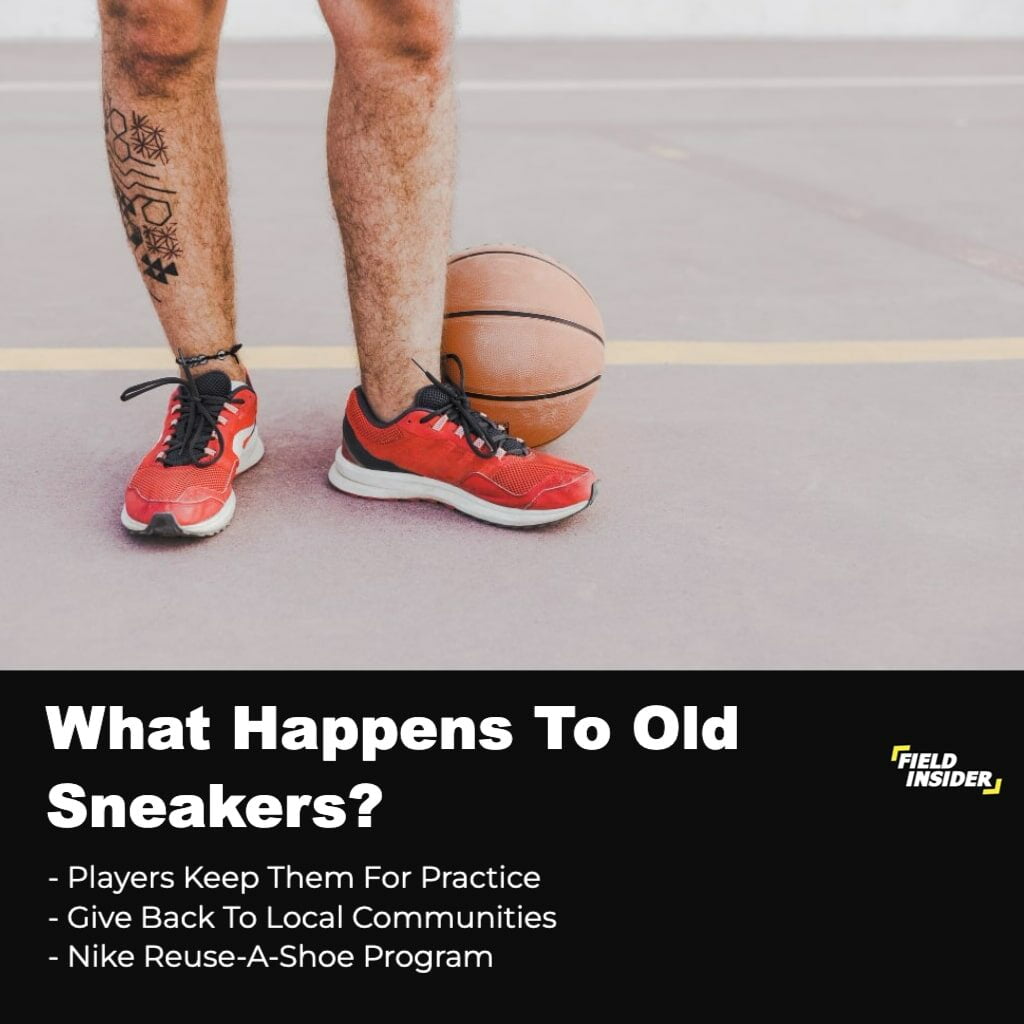 what happens to old NBA sneakers