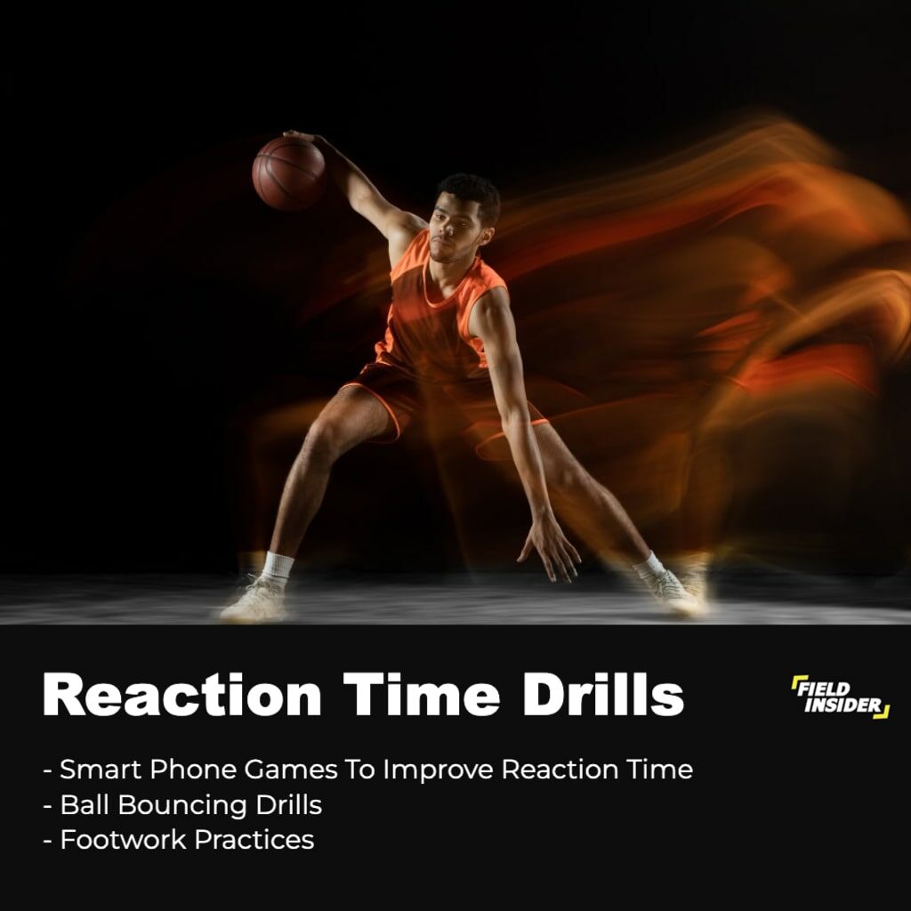Reaction time drills in basketball