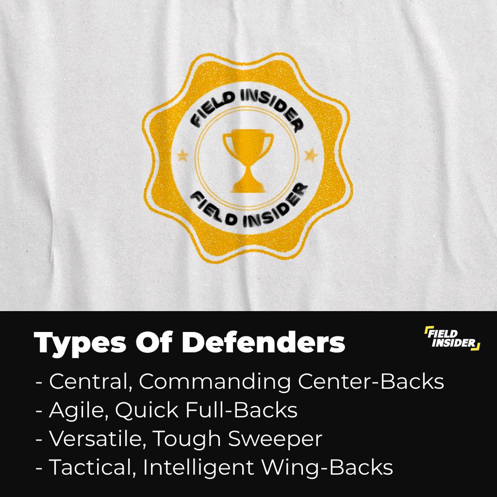types of defenders in soccer