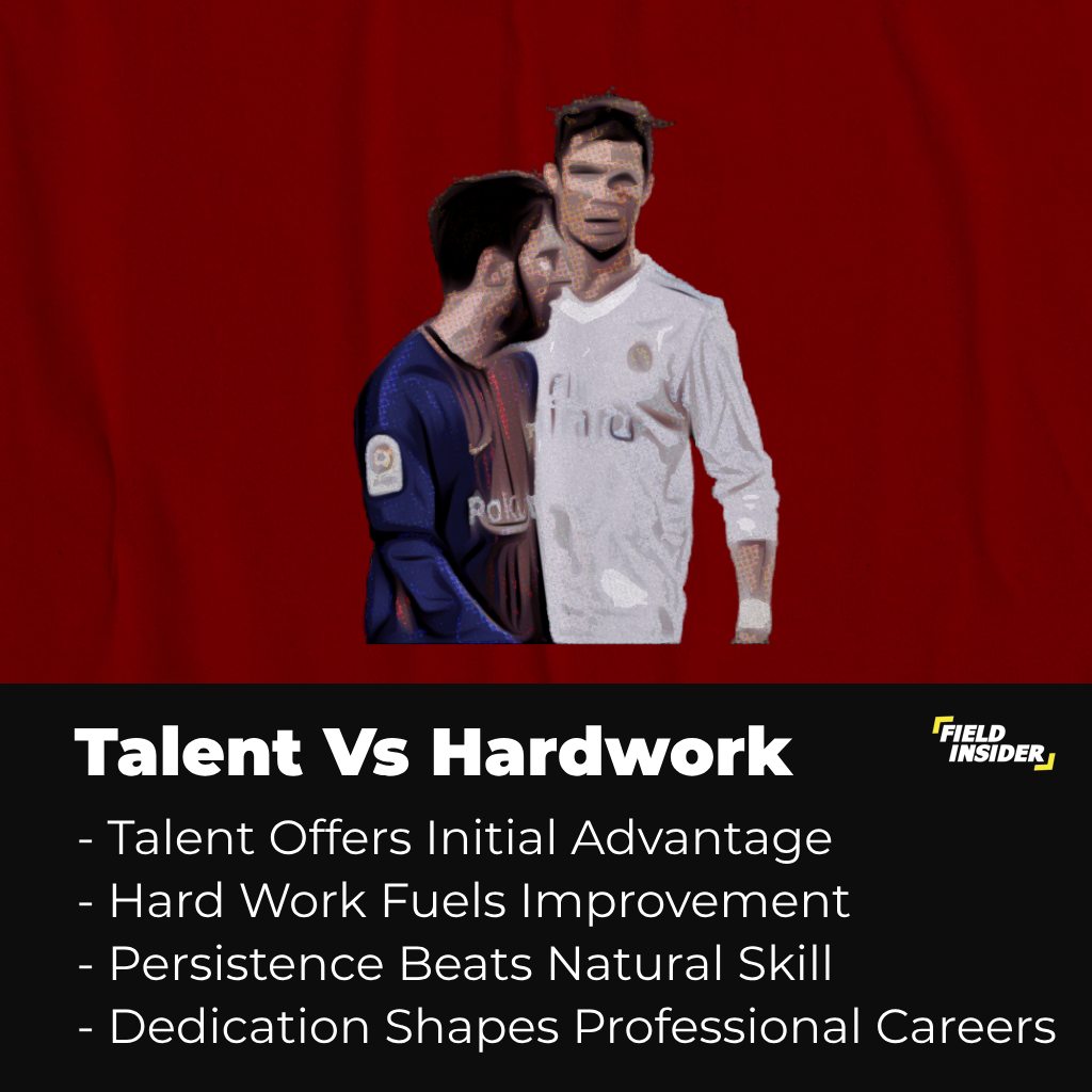Talent vs hard work in football