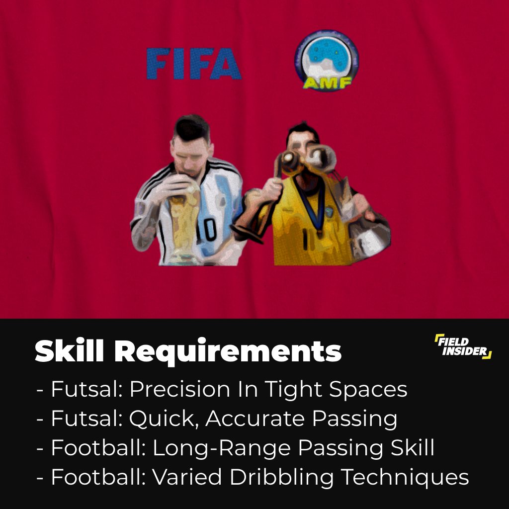 Skill Requirements : Futsal vs Football