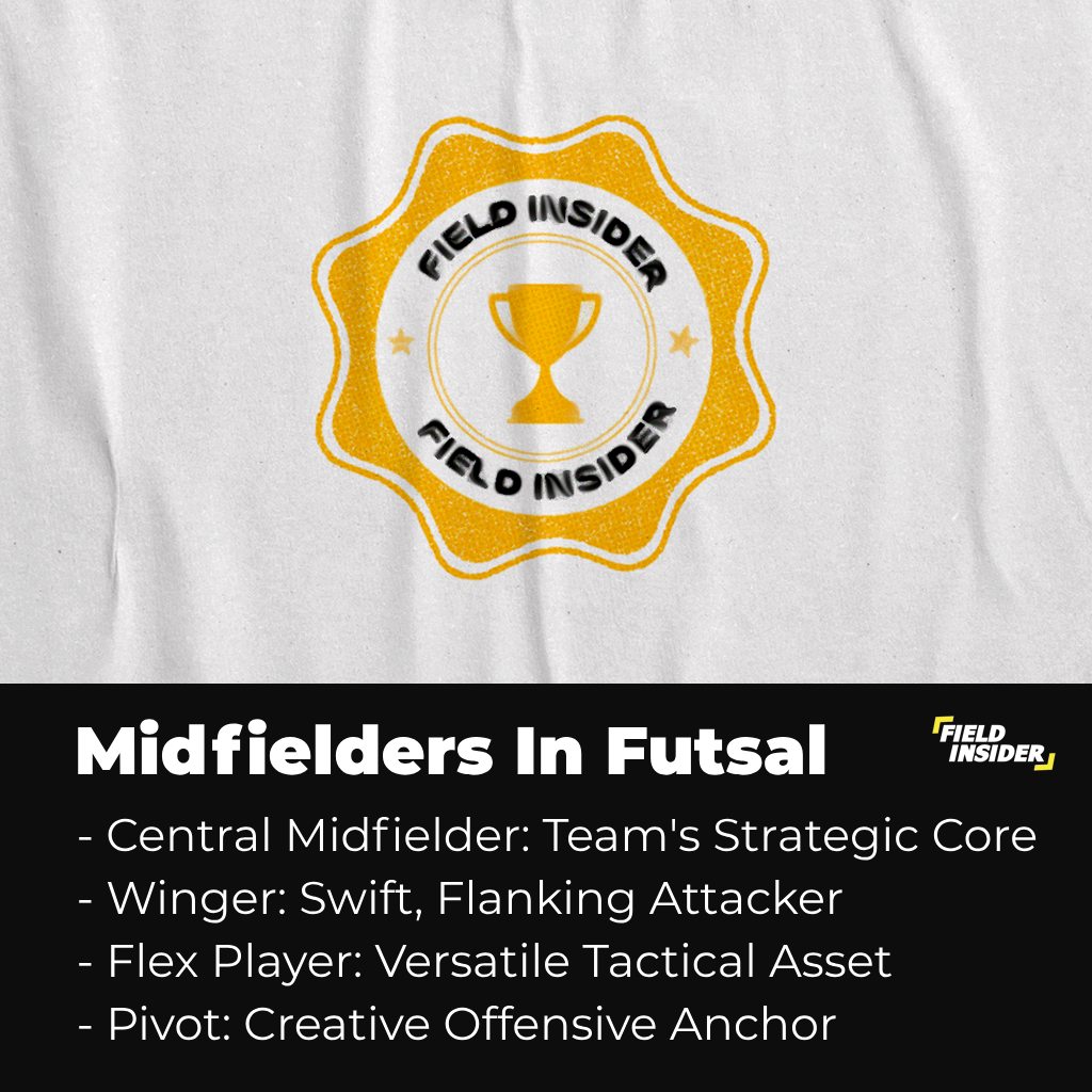 Futsal position of  midfielders