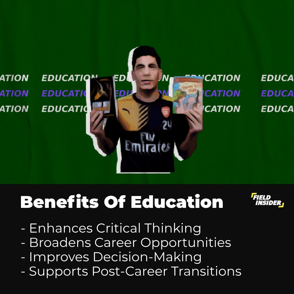 Benefits of Education for Professional football player