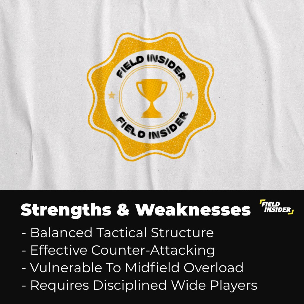 strength and weakness of 4-4-2